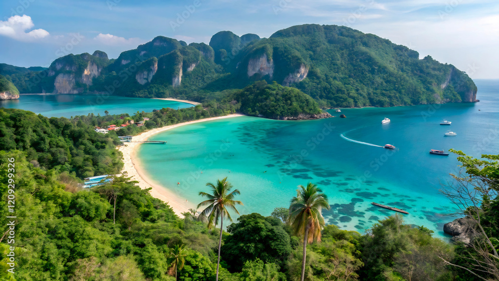 Fototapeta premium tropical island