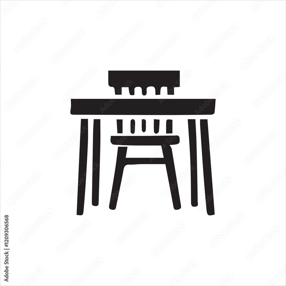 Fototapeta premium table and chairs