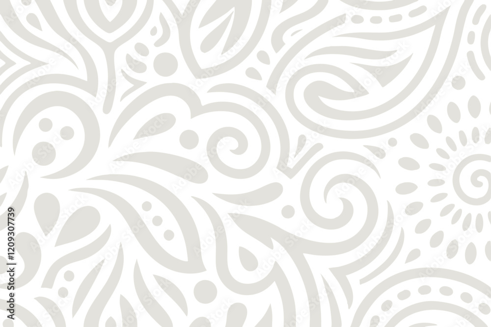 Light gray seamless nature patterned background
Light gray seamless nature patterned background