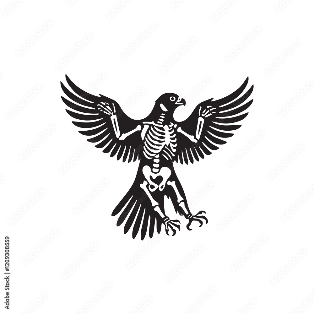 Obraz premium eagle with wings illustration