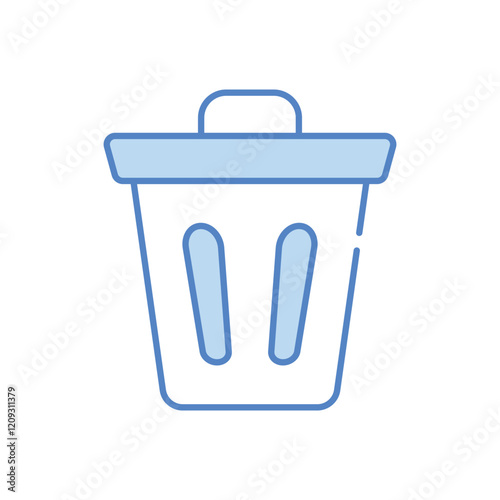 Compost bin vector icon