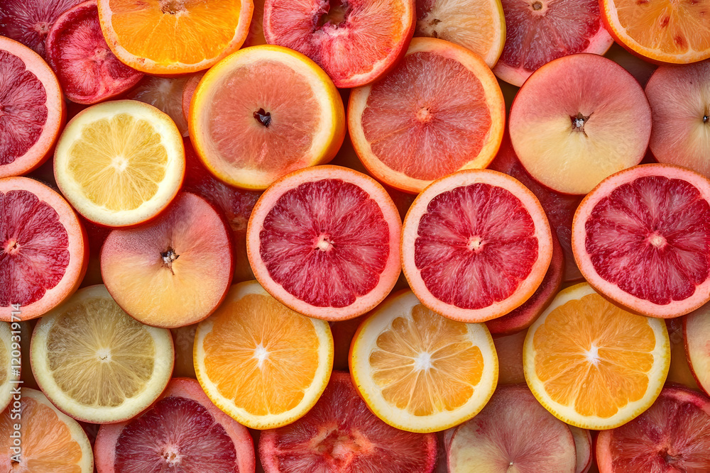 Citrus fruit slices background, food blog Citrus fruit slices background, food blog