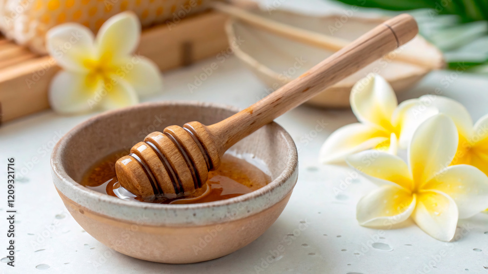honey and flowers honey and flowers