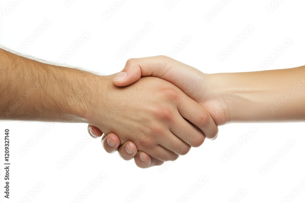 Business people shaking hands, Generative AI Business people shaking hands, Generative AI