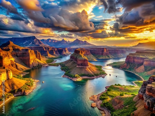 Breathtaking Vibrational Landscapes: Remote Travel Destinations photo