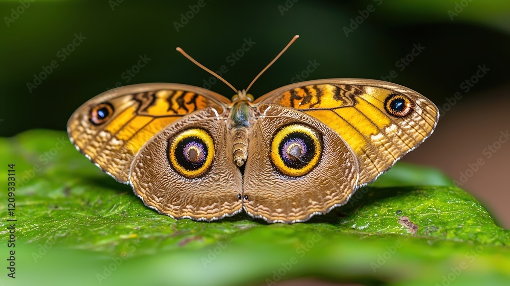 An intricate close-up of a butterflys compound eye, showcasing its vibrant colors and unique texture, providing a whimsical feel, An intricate close-up of a butterflys compound eye, showcasing its vibrant colors and unique texture, providing a whimsical feel,