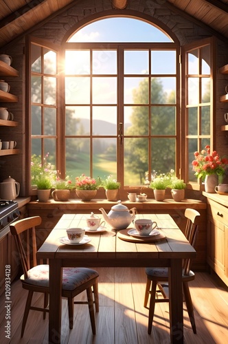 table and chairs