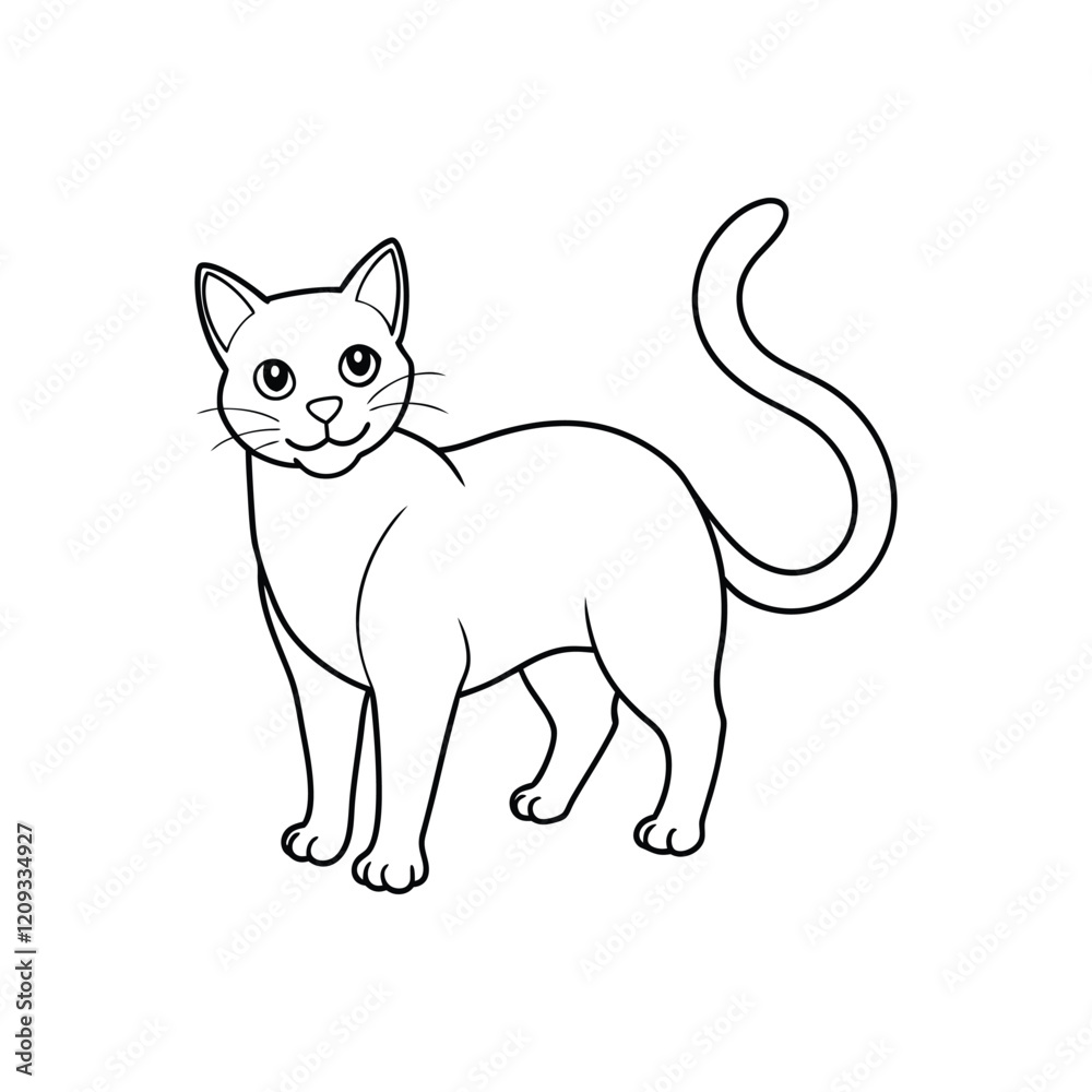 illustration of a cat illustration of a cat