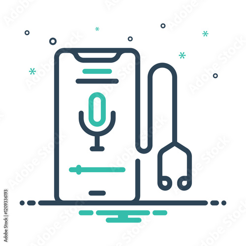 Mix icon for listening