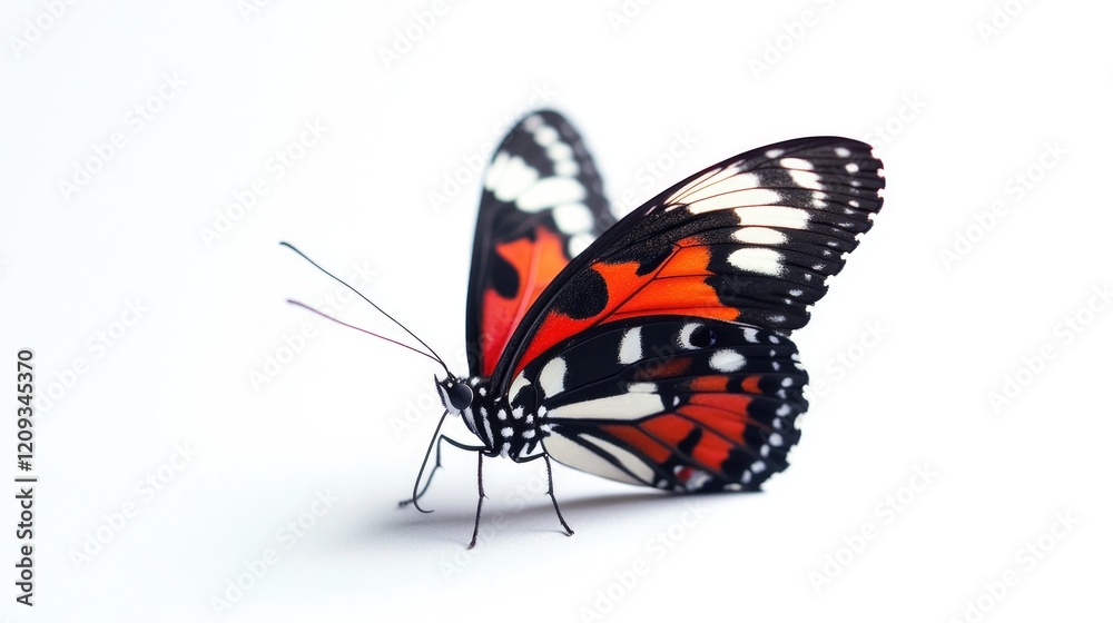Close-up of butterfly on white surface Close-up of butterfly on white surface