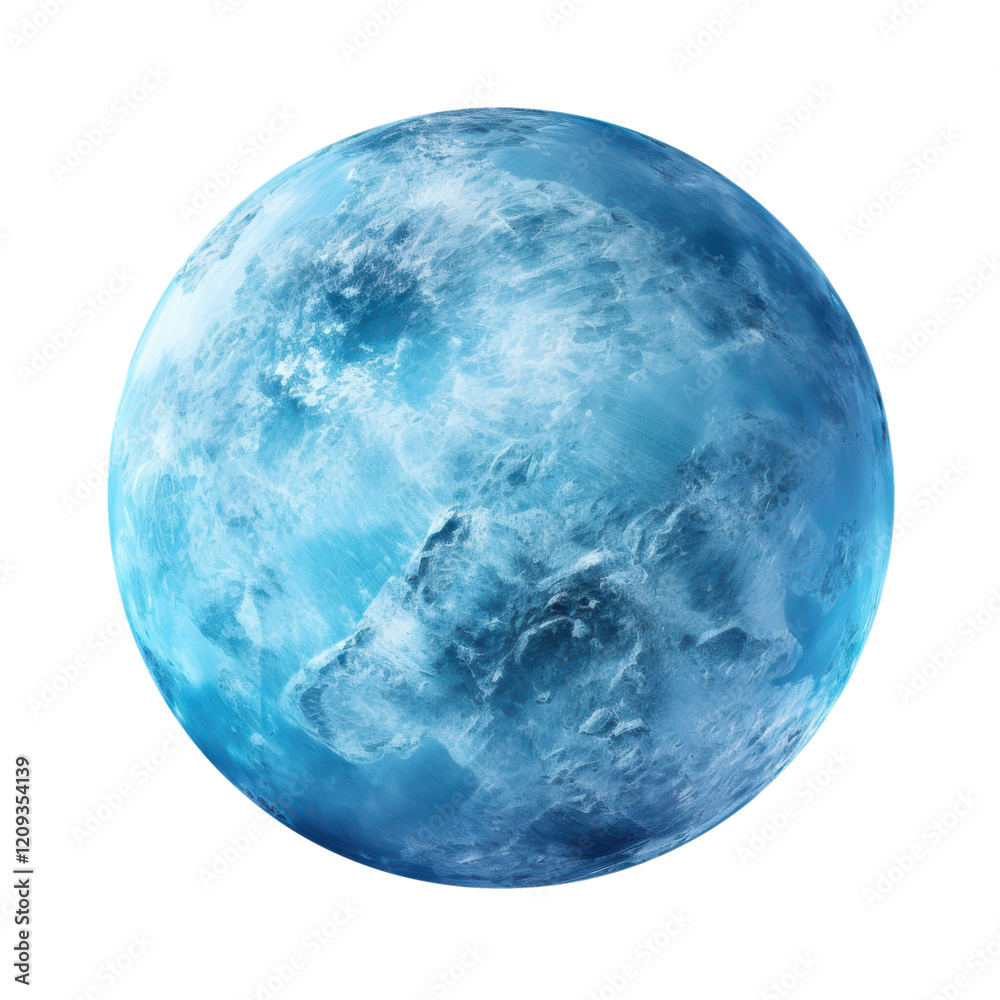 blue ice planet isolated on white or transparent png blue ice planet isolated on white or transparent png