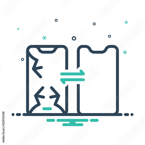 Mix icon for replacement