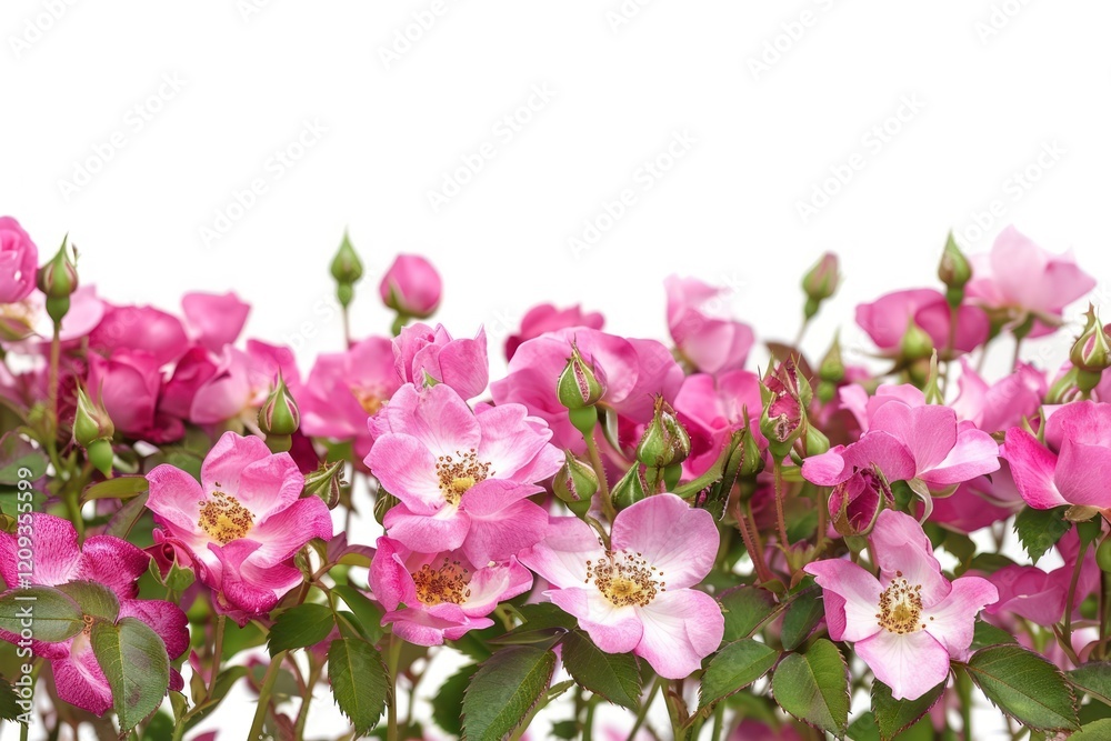 Fototapeta premium Vibrant pink blooming flowers