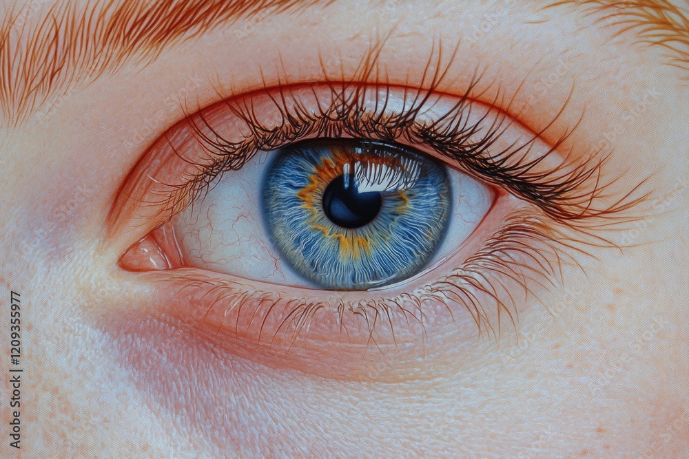 Fototapeta premium Blue Eye Close Up