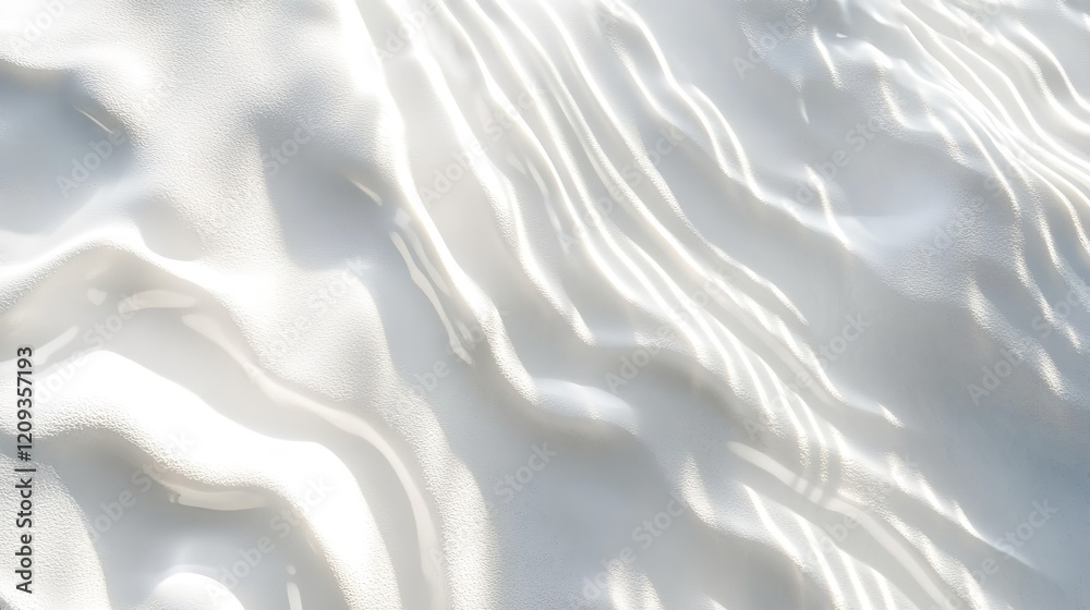 Obraz premium Abstract white transparent water shadow surface texture