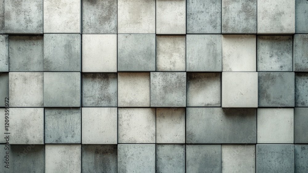 Wall with Square Tiles Wall with Square Tiles