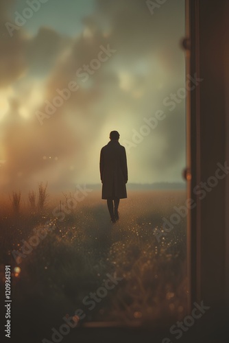 Wallpaper Mural Fading Memories: A Cinematic Ode to Nostalgia Torontodigital.ca