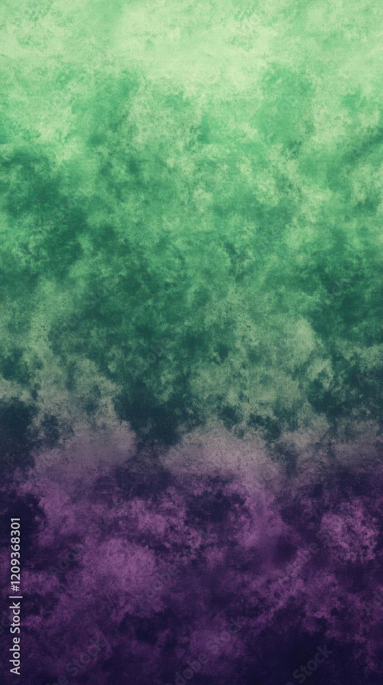 Obraz premium Abstract Green and Purple Watercolor Background Texture