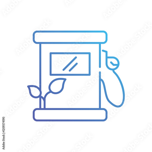 Eco Fuel vector icon
