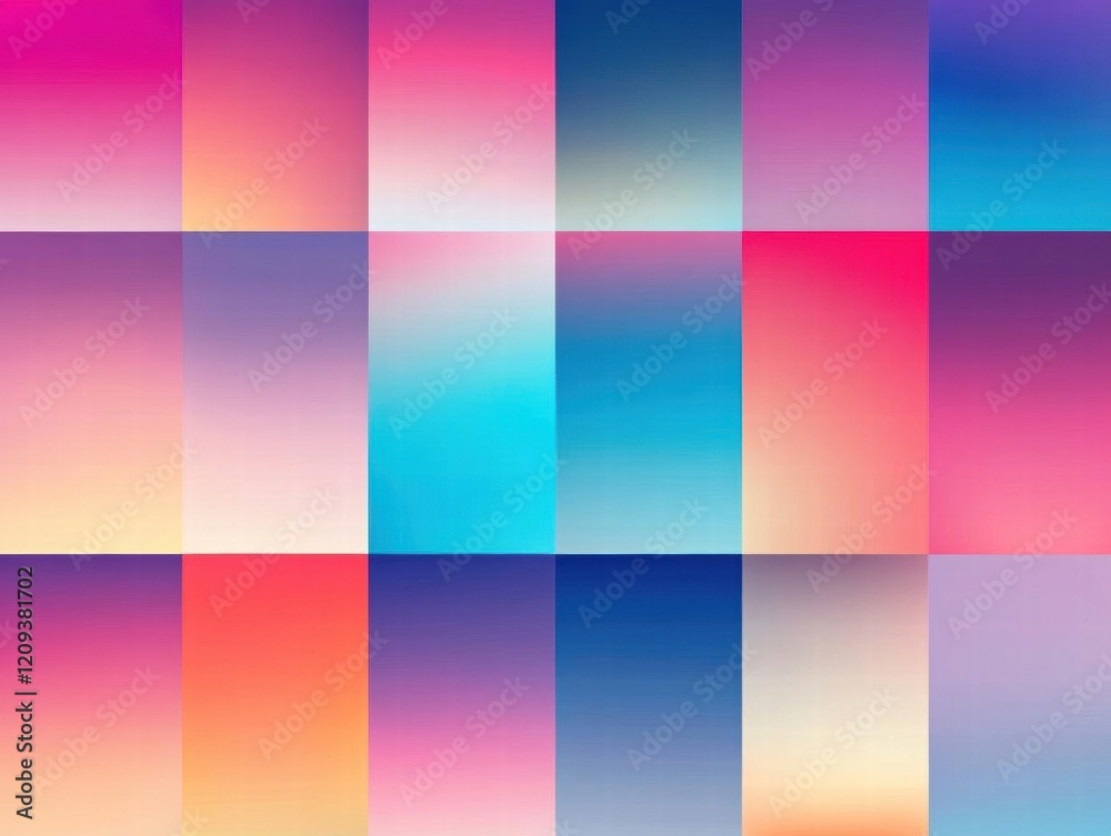 Vibrant Gradient Backgrounds: A Collection of 18 Colorful Gradient Patterns for Design Projects Vibrant Gradient Backgrounds: A Collection of 18 Colorful Gradient Patterns for Design Projects