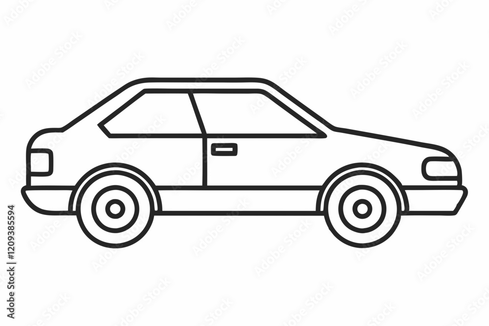 Car icon outline vector illustration. car line art design vector illustration
Car icon outline vector illustration. car line art design vector illustration