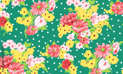 Abstract Flower background suitable for home decore and wallpaper purpose