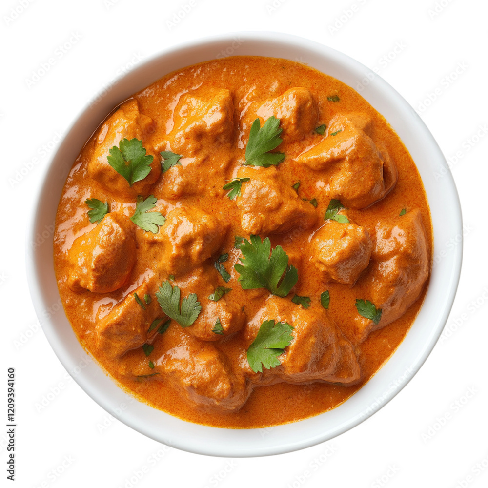 Chicken Tikka Masala isolated on a white background. Chicken Tikka Masala isolated on a white background.