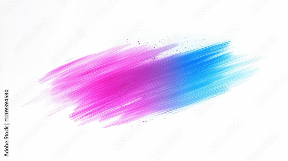 Abstract brushstrokes in vibrant blue and pink for creative design projects Abstract brushstrokes in vibrant blue and pink for creative design projects