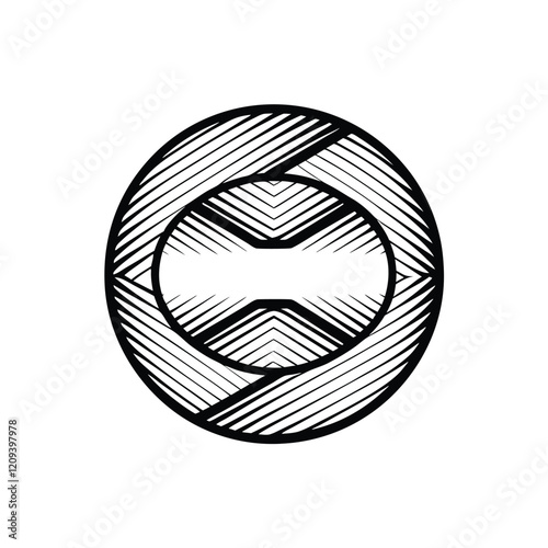 circular-logo-with-linear-texture-lines-for-an-ind.eps