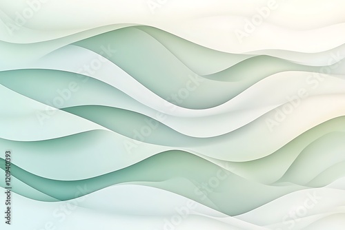 abstract blue waves