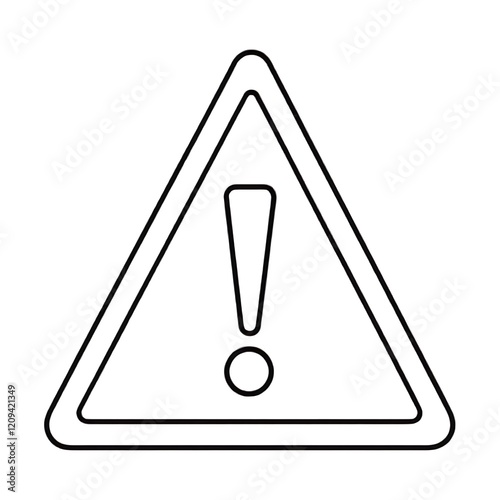 Warning Sign Clipart Simple Triangle Exclamation Mark