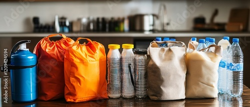 Prepared Hurricane Emergency Supplies and Bags for Safety and Readiness