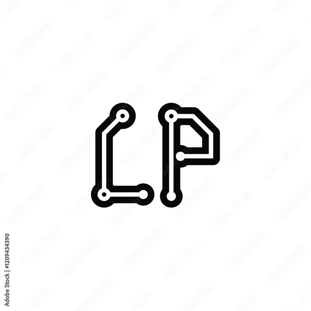LP monogram logo design letter text name symbol monochrome logotype alphabet character simple logo LP monogram logo design letter text name symbol monochrome logotype alphabet character simple logo
