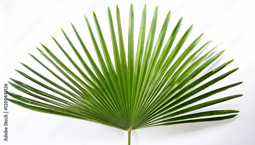 Obraz premium palm leaf isolated on white