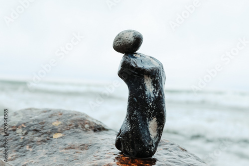 Skulptur am Meer