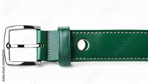 black belt isolated on white