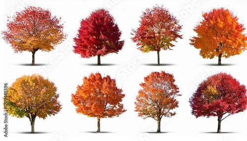 autumn trees collection