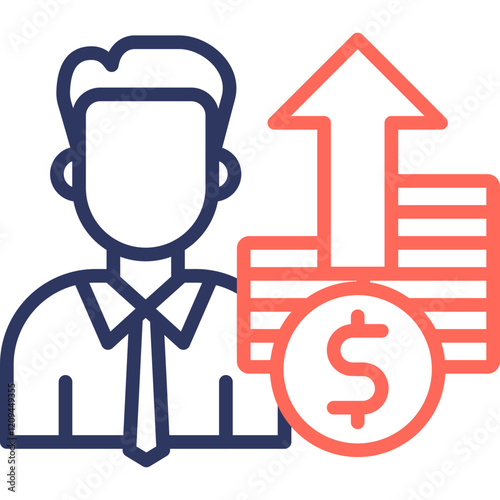 Investor line color icon