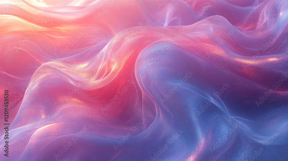 Shimmering fabric waves, sunset backdrop, abstract design, texture Shimmering fabric waves, sunset backdrop, abstract design, texture