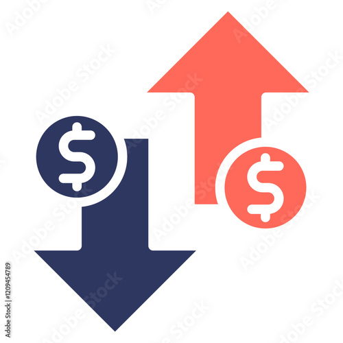 Volatility glyph color icon