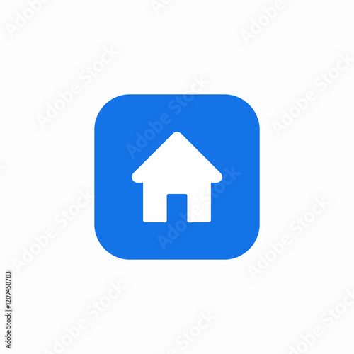 home house main menu icon vector sign