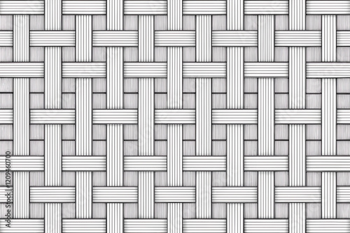 A continuous pattern of thin vertical and horizontal lines intersecting to form a subtle mesh grid in a single grayscale palette photo