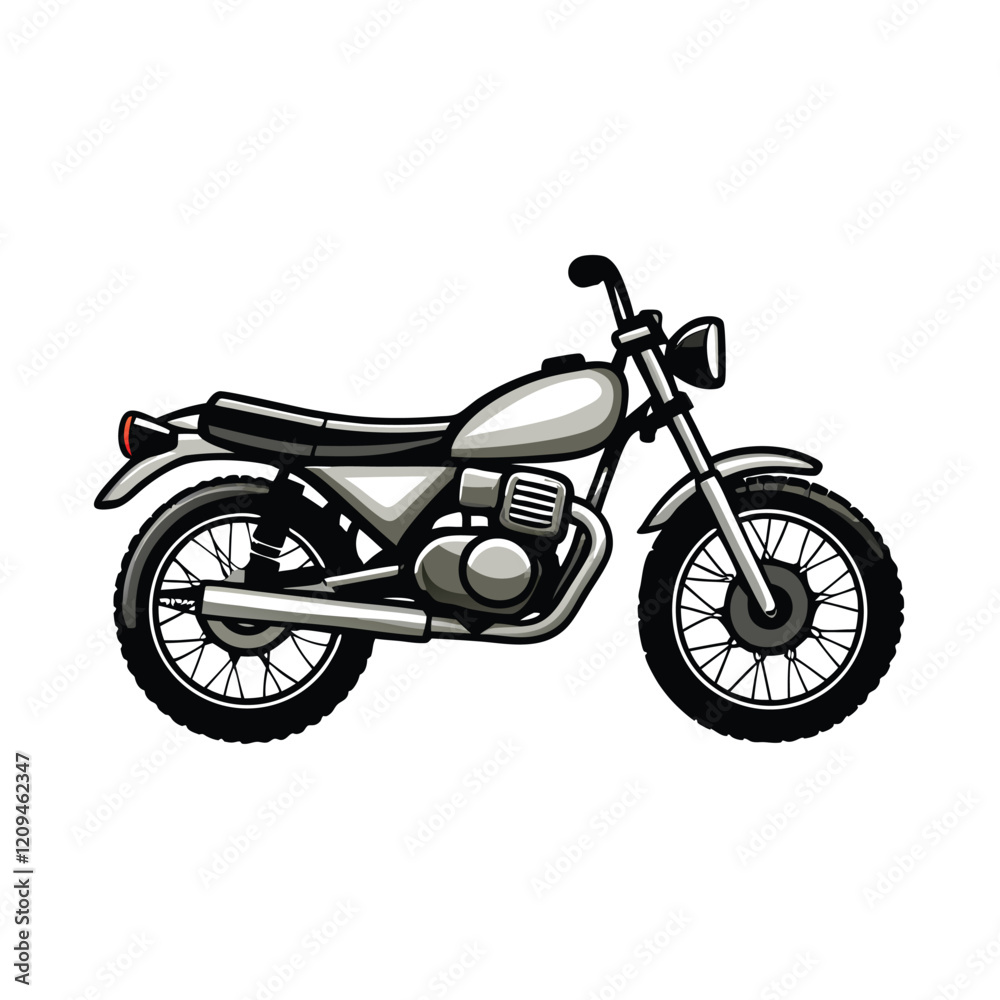 A minimalist line drawing of a motorbike viewed from the side, highlighting the curves and mechanics. A minimalist line drawing of a motorbike viewed from the side, highlighting the curves and mechanics.