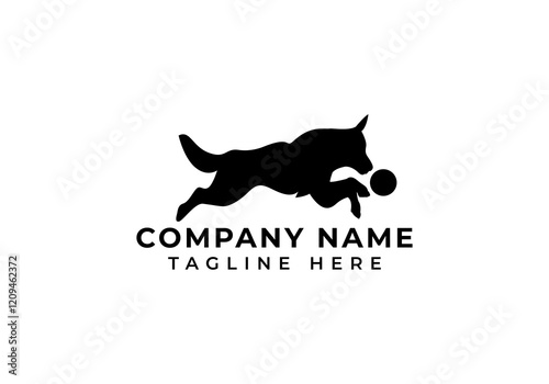 Minimalist Dog Vector Logo