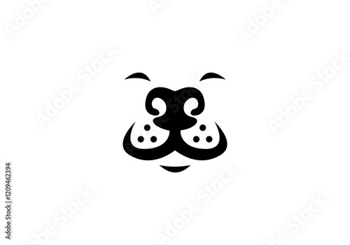 Minimalist Dog Vector Logo