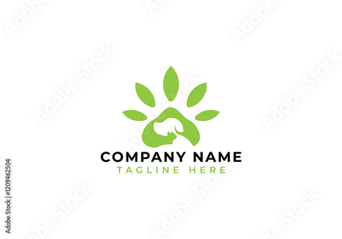 Minimalist Dog Vector Logo