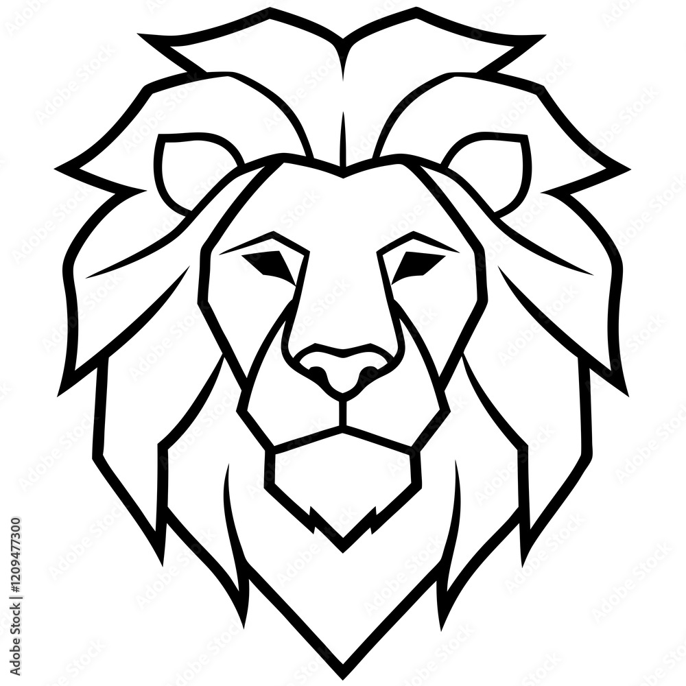 Obraz premium lion head 