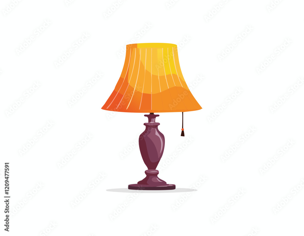Obraz premium lamp on a white background