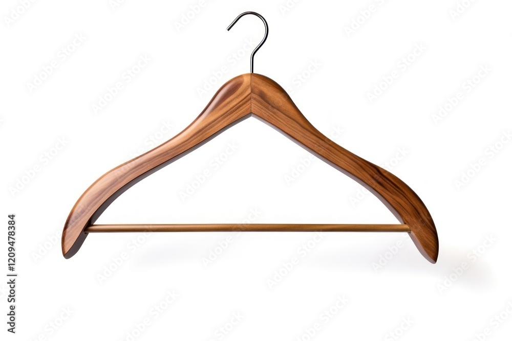 Wooden coat hanger white background coathanger simplicity Wooden coat hanger white background coathanger simplicity