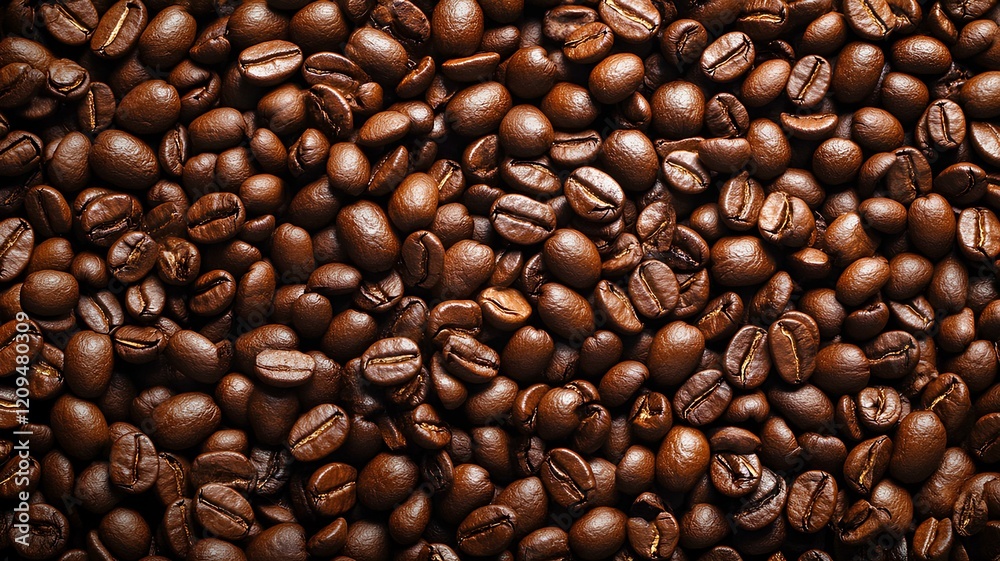 Obraz premium roasted coffee beans background
